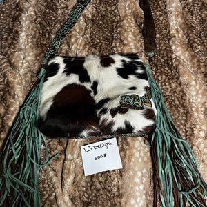 L3 design Cowhide and Rose purse